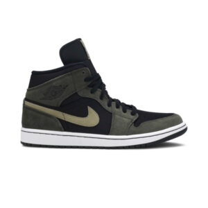 Wmns Air Jordan 1 Mid Olive Sneakers BQ6472 030