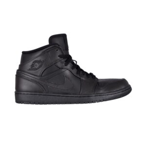 Air Jordan 1 Mid 2013 Triple Black 554724 010