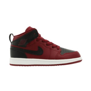 Air Jordan 1 Mid BP Team Red Black Cream 640734 601