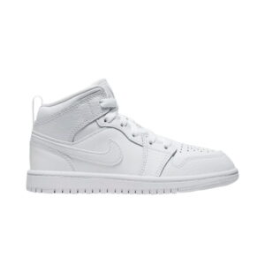 Air Jordan 1 Mid BP White Black White 640734 110