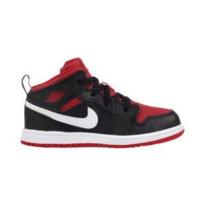 Air Jordan 1 Mid BT Black Gym Red 640735 020