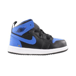 Air Jordan 1 Mid BT Royal Splatter Sneakers 640735 048