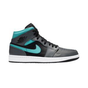 Air Jordan 1 Mid Gray Aqua 554724 063