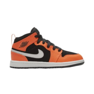 Air Jordan 1 Mid PS Black Cone Sneakers Silver 640734 062