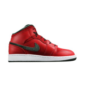 Air Jordan 1 Mid Premium BG Varsity Red Black 619049 631