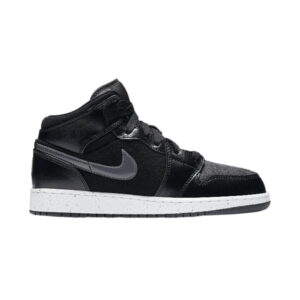 Air Jordan 1 Mid Premium GS Black Dark Gray 852548 002