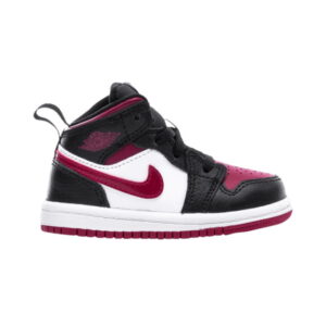 Air Jordan 1 Mid TD Bred Toe Sneakers 640735 066