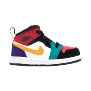 Air Jordan 1 Mid TD Multi-Color Sneakers 640735 125