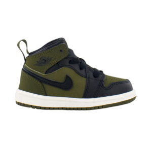 Air Jordan 1 Mid TD Olive Canvas 640735 301