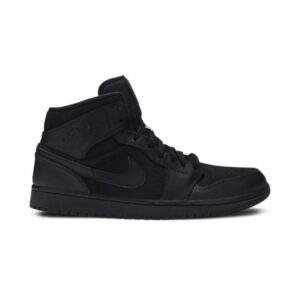 Air Jordan 1 Mid Triple Black 2014 554724 011