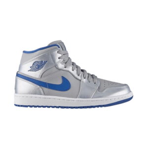 Air Jordan 1 Mid Wolf Gray Sport Blue 554724 025