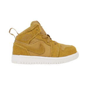 Air Jordan 1 Retro Mid BT Wheat White 640735 725