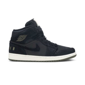 Air Jordan 1 Retro Mid Black Black BQ6579 001