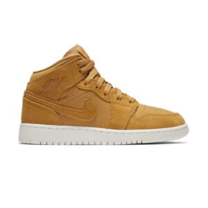 Air Jordan 1 Retro Mid GS Golden Harvest Sneakers 554725 725