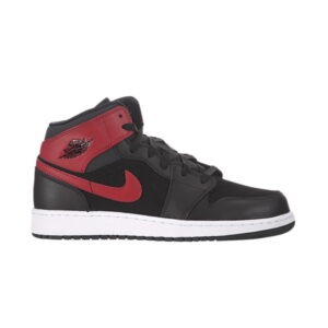 Air Jordan 1 Retro Mid GS Gym Red Anthracite Sneakers 554725 024