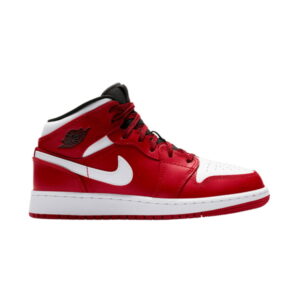 Air Jordan 1 Retro Mid GS Gym Red White 554725 605