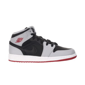 Air Jordan 1 Retro Mid GS Gym Red Wolf Gray 554725 012