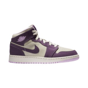 Air Jordan 1 Retro Mid GS Pro Purple Cream 555112 500