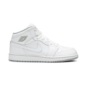 Air Jordan 1 Retro Mid GS White Wolf Gray 554725 112