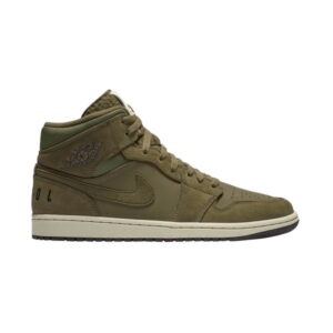 Air Jordan 1 Retro Mid Olive Canvas BQ6579 300