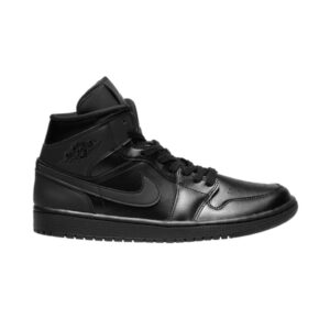 Wmns Air Jordan 1 Mid Triple Black Pink BQ6472 012