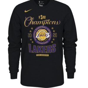 2020 Los Angeles Lakers NBA Champions Locker Room Longsleeve T-Shirt 131614