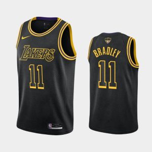 2020 NBA Finals Bound Lakers Avery Bradley #11 Black Kobe Tribute City Basketball Jersey 130200