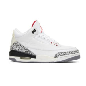 Air Jordan 3 Retro White Cement 2003 Sneakers Grey 136064 102