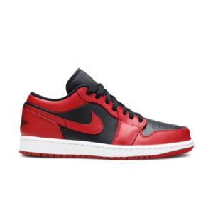 Air Jordan 1 Low Reverse Bred Sneakers Blue 553558 606