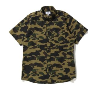 Shirt BAPE 1st Camo BD SS Shirt Green 154698