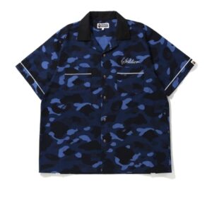 BAPE Color Camo Sta SS Shirt Blue 154629