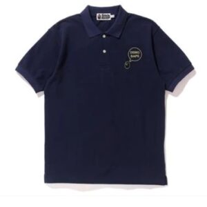 BAPE x DSMG Polo Navy 154201