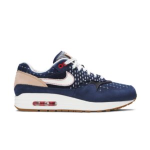 Denham x Nike Air Max 1 Blue Void sneakers Violet CW7603 400