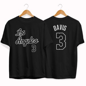 Lakers Anthony Davis tee by slamdunk Black/Navy 152392