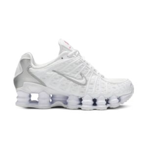 Nike Shox TL White Metallic Silver Silver AV3595 100