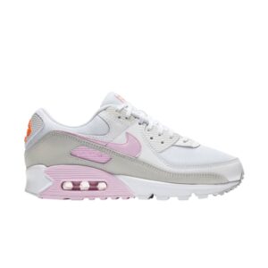 Nike Wmns Air Max 90 White Pink Foam Sneakers CZ0371 100