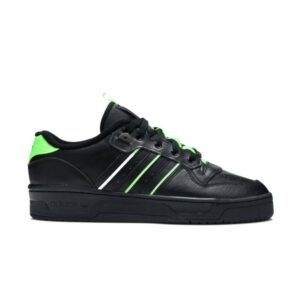 adidas Rivalry Low Core Black Solar Green EE4962