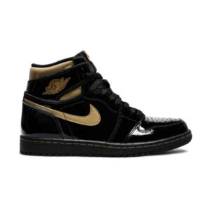 Air Jordan 1 Retro High OG Black Metallic Gold 2020 Black 555088 032