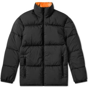 Nikelab Nrg Puffer Jacket Black & Hyper Crimson AJ1992 010