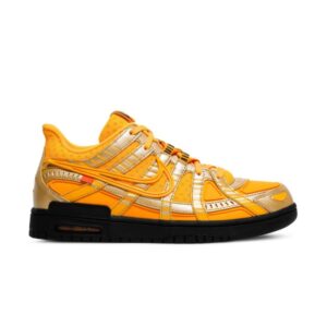 Off-White x Nike Air Rubber Dunk University Gold Sneakers CU6015 700