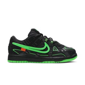 Off-White x Nike Rubber Dunk Green Strike PS Sneakers CW7410 001