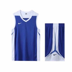 Nike Blue White Basketball Uniform blue 165440