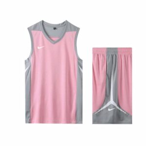 Nike Basketball Uniform Pink Gray Grey 165466