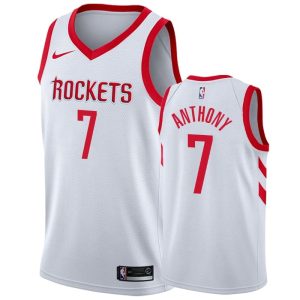 Basketball Jersey 2018-19 Houston Rockets #7 Carmelo Anthony Association Edition White Swingman Jersey 166542