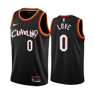 Basketball Jersey 2020-21 Cleveland Cavaliers #0 Kevin Love City Edition Black Swingman Jersey 165689