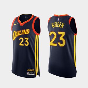 Basketball Jersey 2020-21 Warriors #23 Draymond Green City Authentic Navy Jersey Black 165524