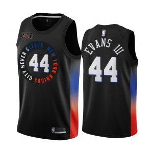 Basketball Jersey 2020-21 New York Knicks #44 Jacob Evans III City Edition Black Swingman Jersey 168215