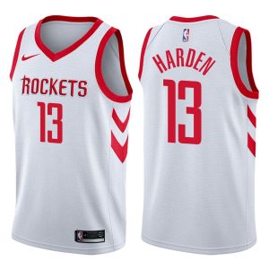 Basketball Jersey 2017-18 Houston Rockets #13 James Harden Association Edition White Swingman Jersey 166602