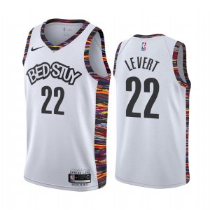 Basketball Jersey 2019-20 Brooklyn Nets #22 Caris LeVert City Edition White Swingman Jersey 167429