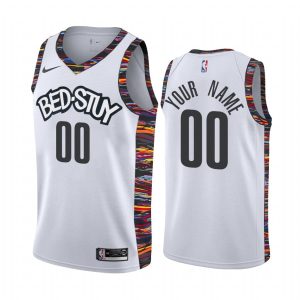 Basketball Jersey 2019-20 Brooklyn Nets #00 Custom City Edition White Swingman Jersey 167461